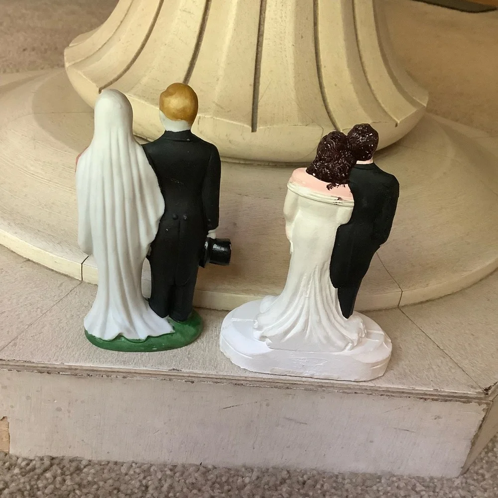 Vintage Wedding Cake Toppers